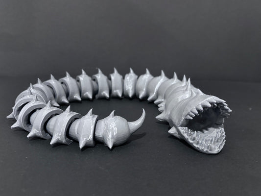 Articulated Purple Worm